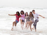 Baignade � la plage