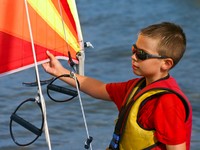 A bord d'un catamaran
