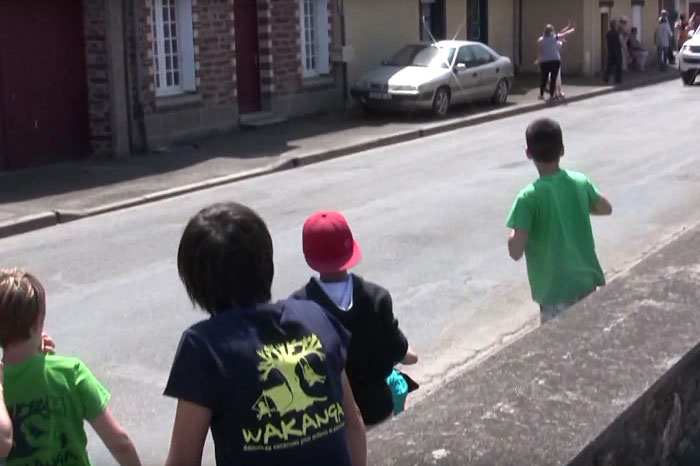 Enfants au tour de France