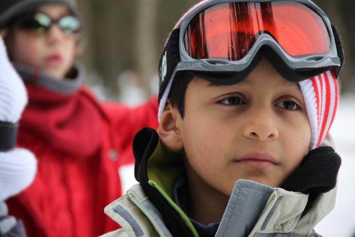 Avant de quitter le centre, on s’assurera que les enfants ont pris l’équipement adéquat.