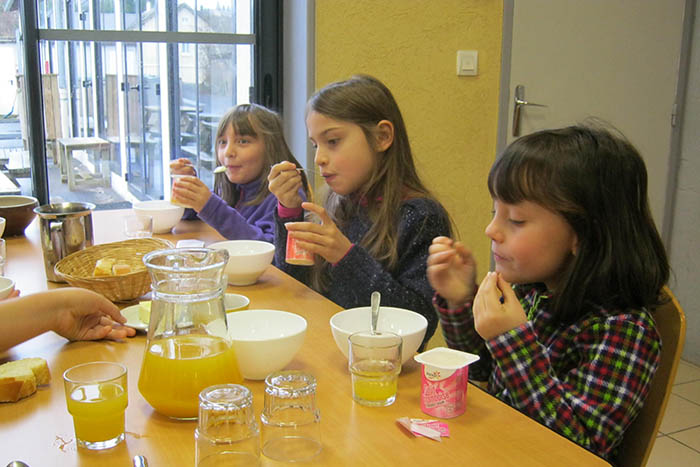 Le petit déjeuner, servi à partir de 8h