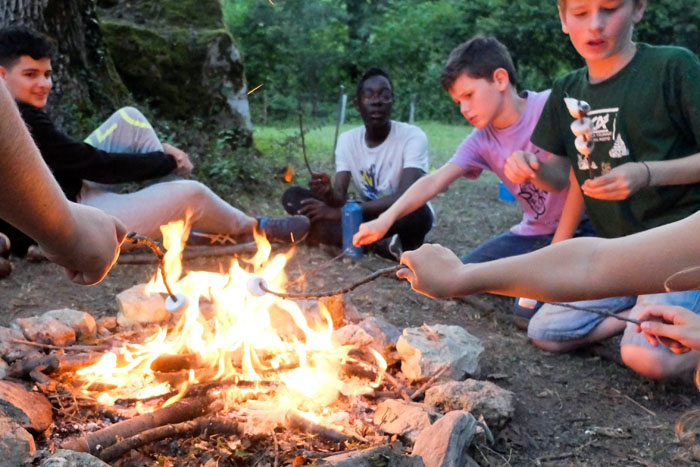 Colonie de vacances en camping