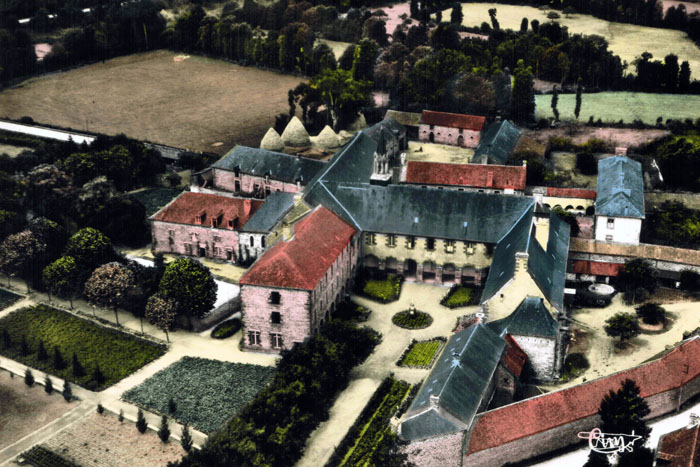 Vue panoramique de l'abbaye