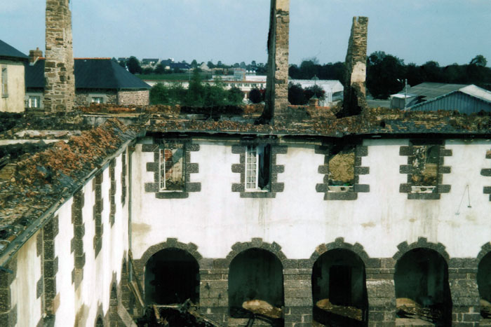 Incendie de l'abbaye St Jacques