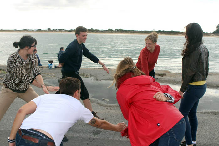 Jeu sur la plage