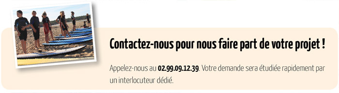 Contactez Wakanga au 02.99.09.12.39. pour plus d'informations sur nos colonies de vacances