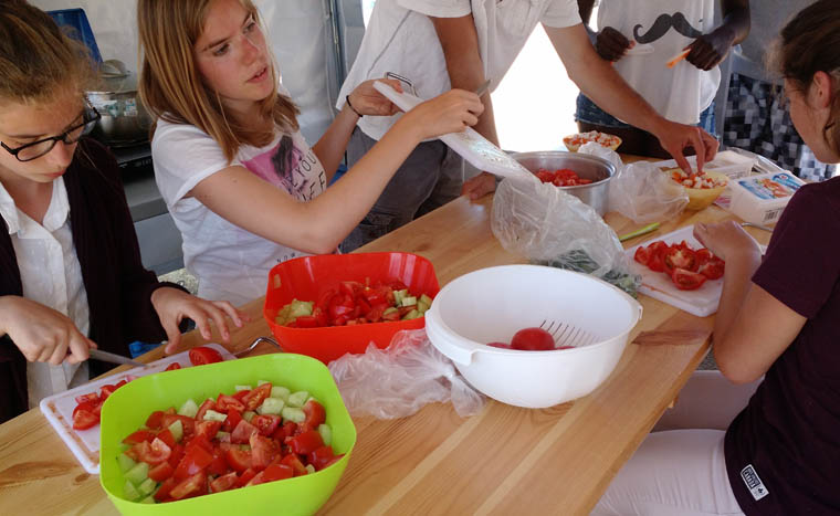 Préparation du repas