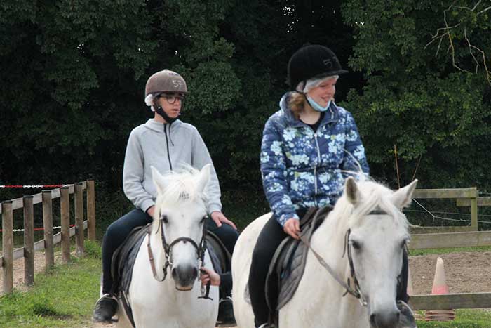 Séance d'équitation