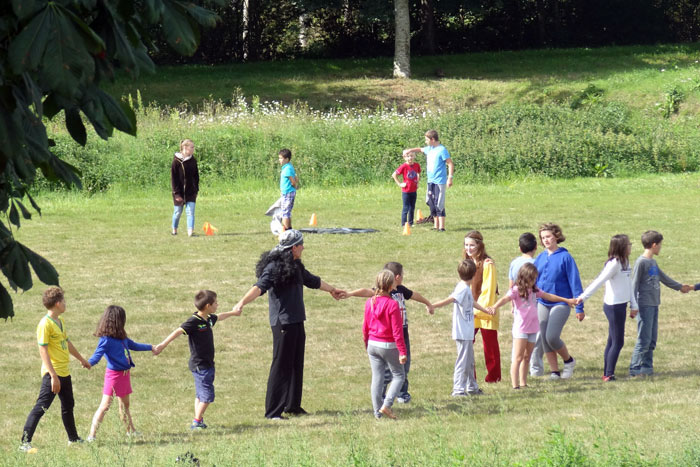 Jeu collectif en centre de vacances