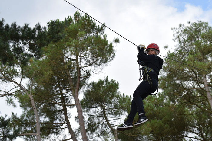 Les vertiges de l'accrobranche !