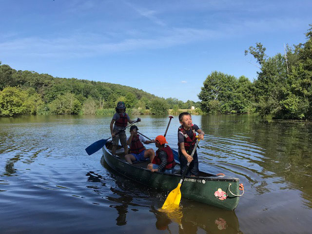 Canoë sur l'Oust