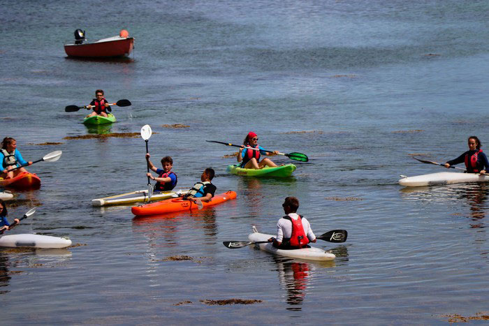 Apprentissage des bases du kayak