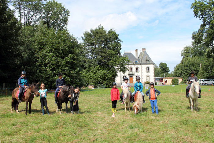 Le parc du château attenant au centre