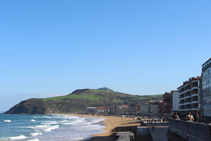 La plage à Zarautz