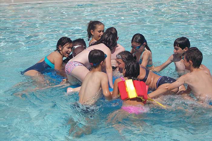 Après-midi à la piscine de Bagnoles de l'Orne