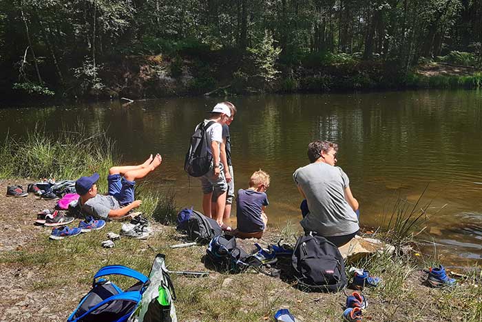 Un après-midi les pieds dans l'eau