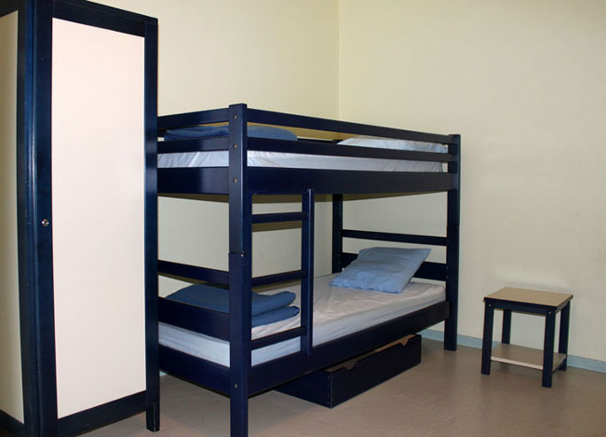 Une des chambres pour 4 enfants