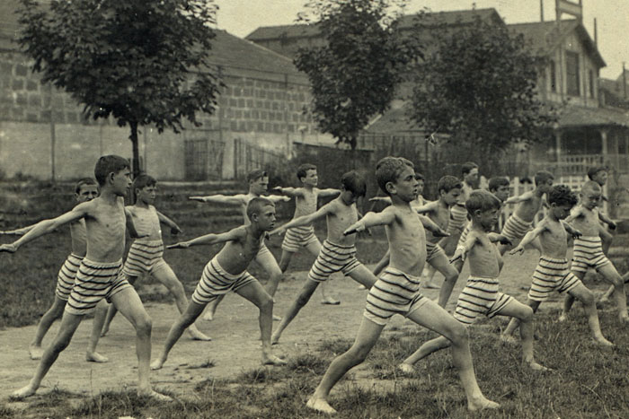 Gymnastique en colonie de vacances