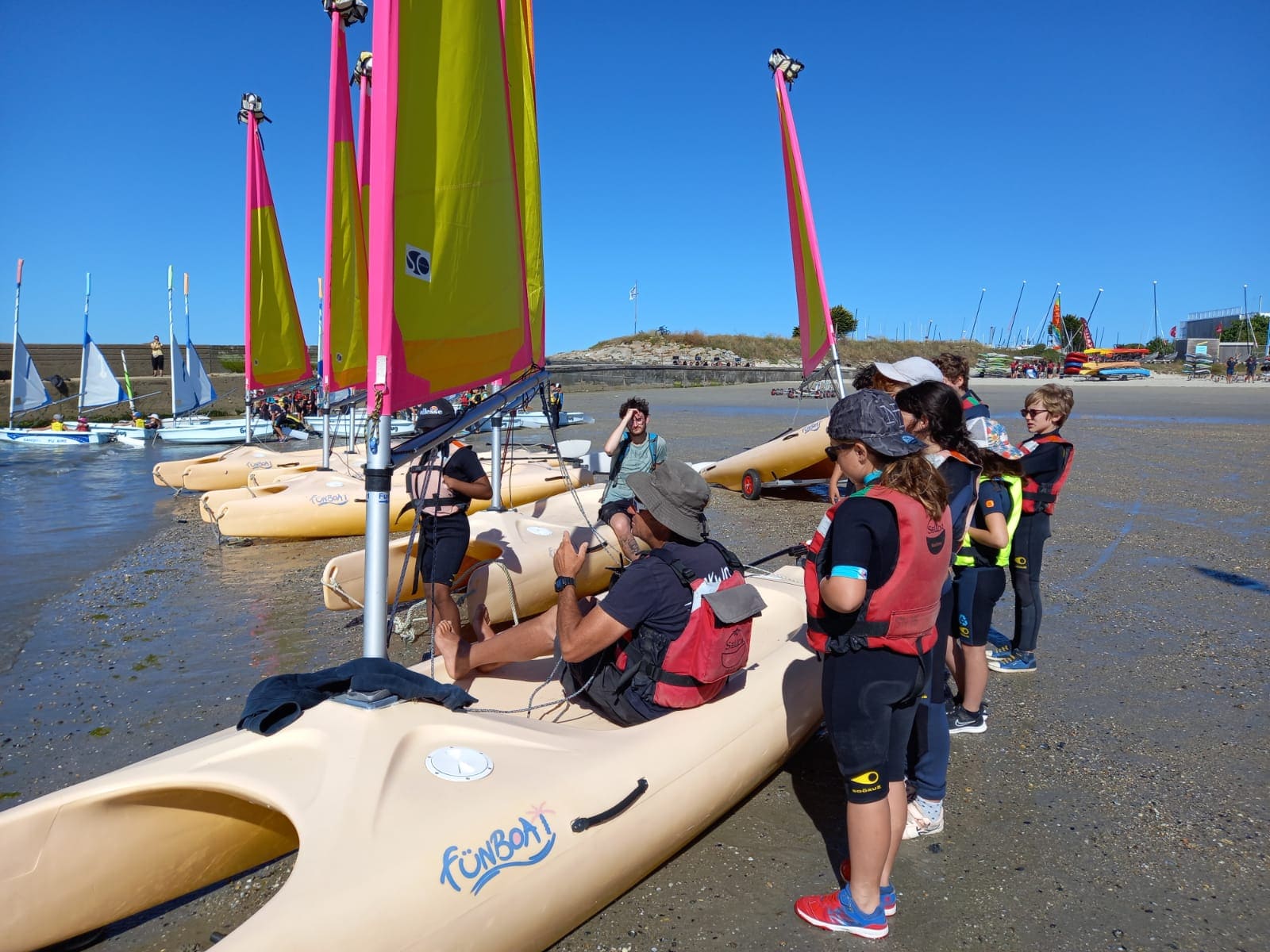 Initiation voile pendant le séjour