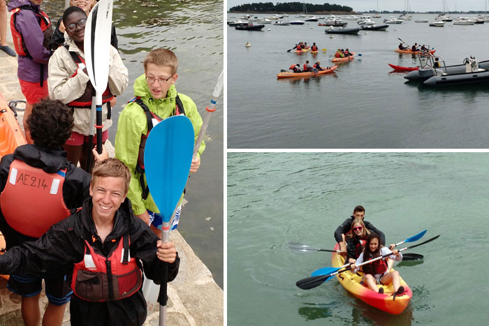 Sortie en kayak de mer