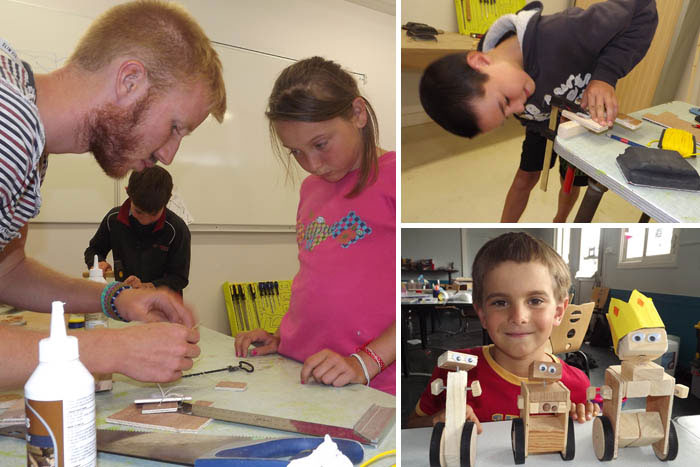 Les constructions de l'atelier bois