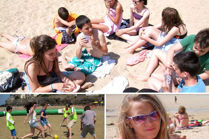 Jeux sur la plage de Saint-Malo