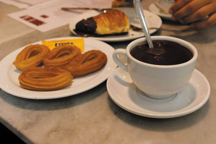 Le meilleur chocolate con churros !