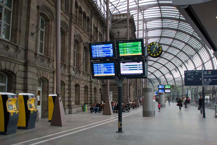 Intérieur de la gare de Strasbourg