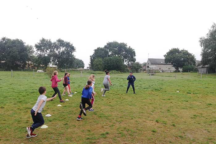 Jeux collectif en pleine nature