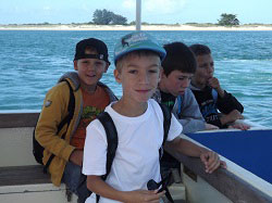 Sur le bateau du passeur
