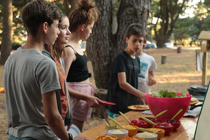 Un midi au camping