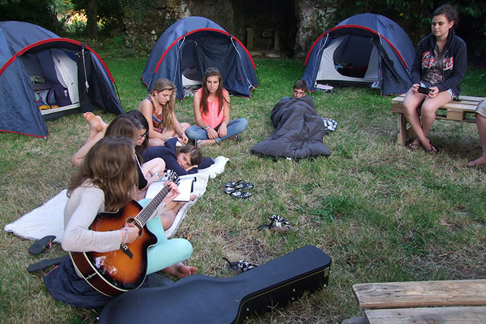 Un peu de guitare en fin de journée